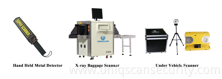 UNIQSCAN SF8065 dual energy x-ray baggage scanner detector for Hotel, Parison, Sport ect